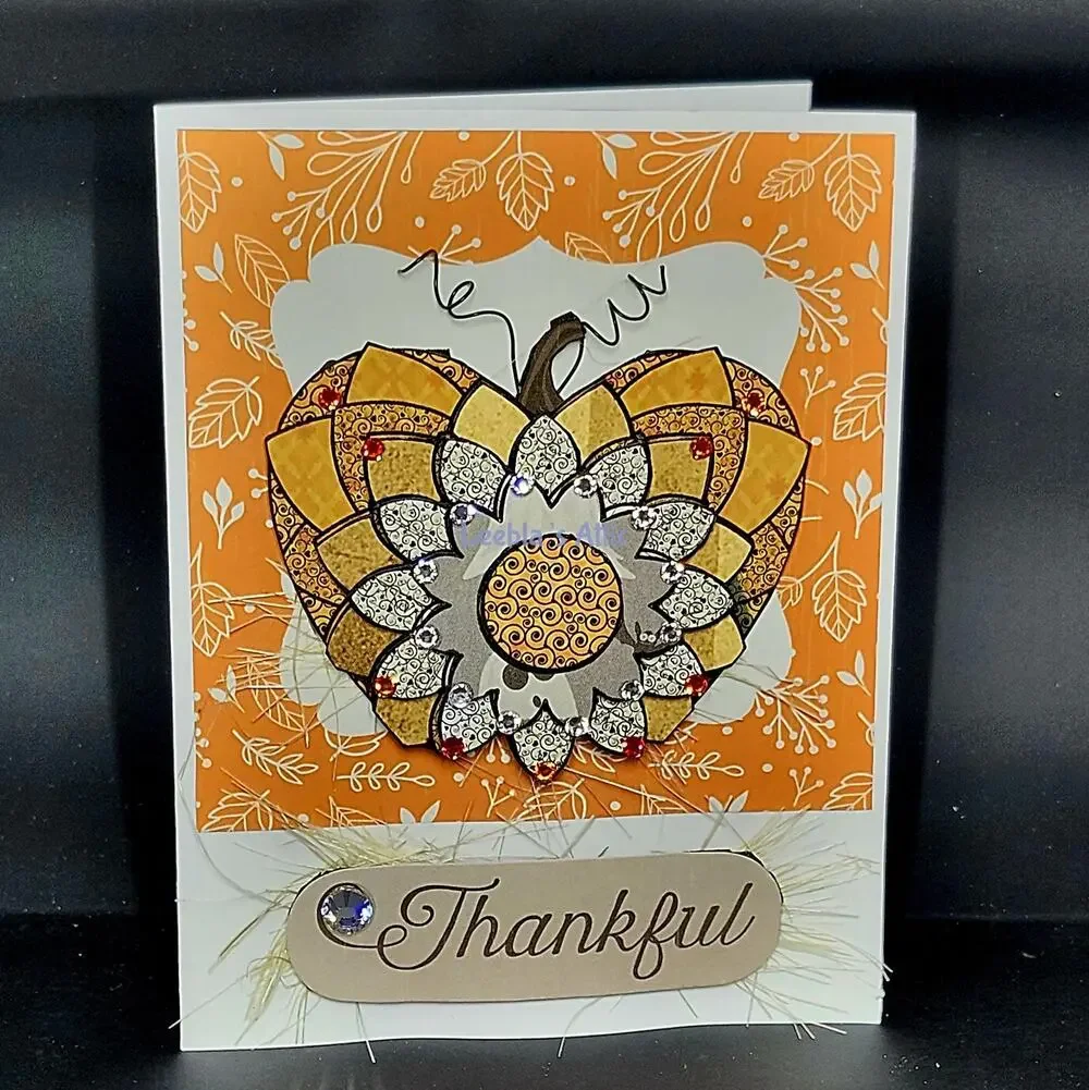 Handmade Dimensional Card - Generic - Thankful